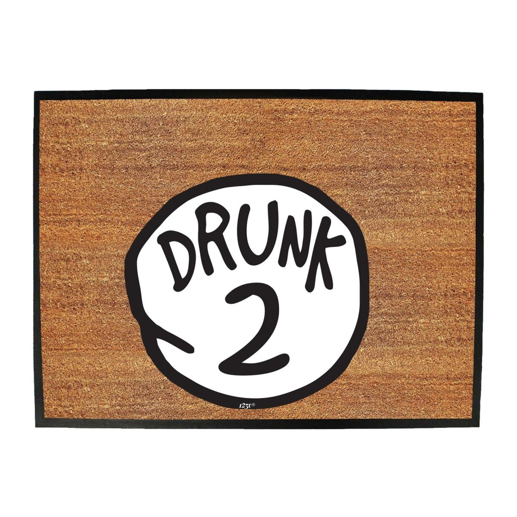 Alcohol Drunk 2 - Funny Novelty Doormat Man Cave Floor mat - 123t Australia | Funny T-Shirts Mugs Novelty Gifts