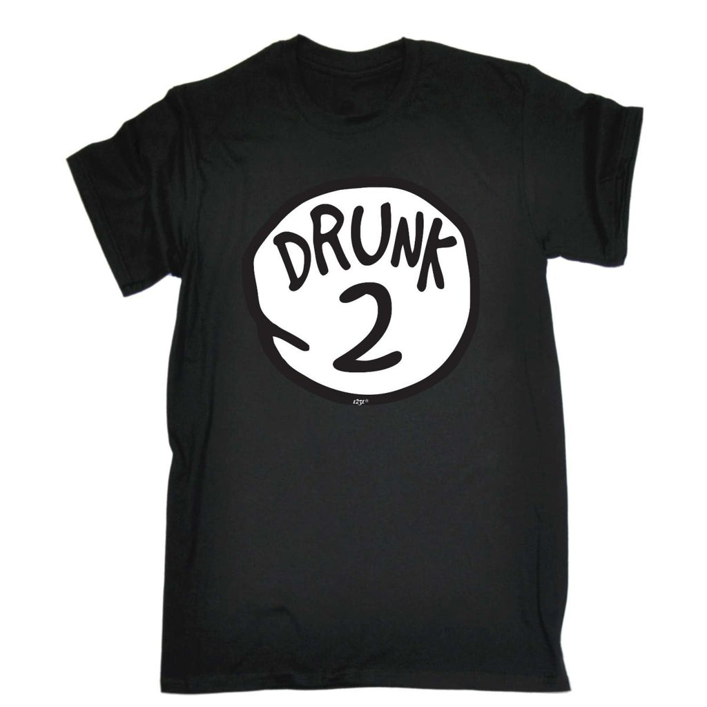 Alcohol Drunk 2 - Mens Funny Novelty T-Shirt Tshirts BLACK T Shirt - 123t Australia | Funny T-Shirts Mugs Novelty Gifts