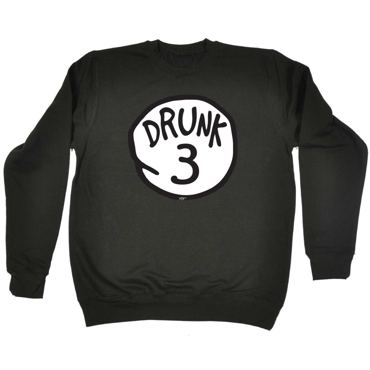 Alcohol Drunk 3 - Funny Novelty Sweatshirt - 123t Australia | Funny T-Shirts Mugs Novelty Gifts