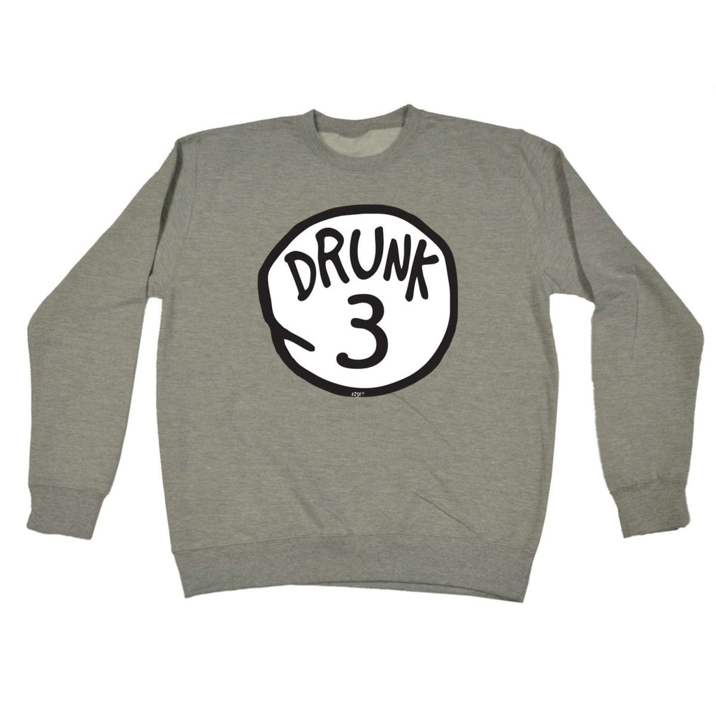 Alcohol Drunk 3 - Funny Novelty Sweatshirt - 123t Australia | Funny T-Shirts Mugs Novelty Gifts
