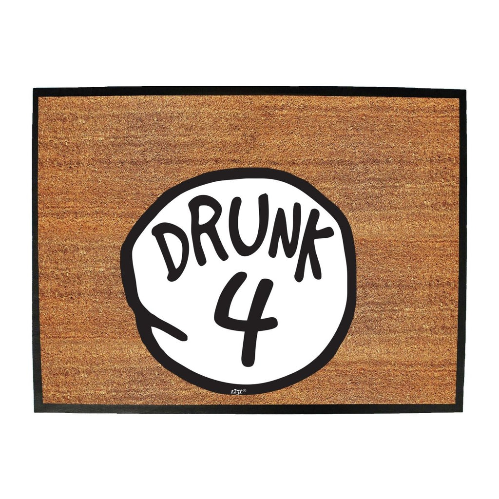 Alcohol Drunk 4 - Funny Novelty Doormat Man Cave Floor mat - 123t Australia | Funny T-Shirts Mugs Novelty Gifts