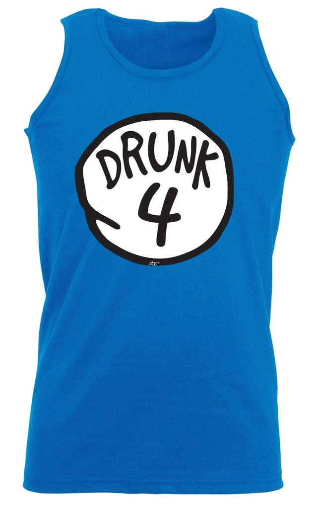 Alcohol Drunk 4 - Funny Novelty Vest Singlet Unisex Tank Top - 123t Australia | Funny T-Shirts Mugs Novelty Gifts