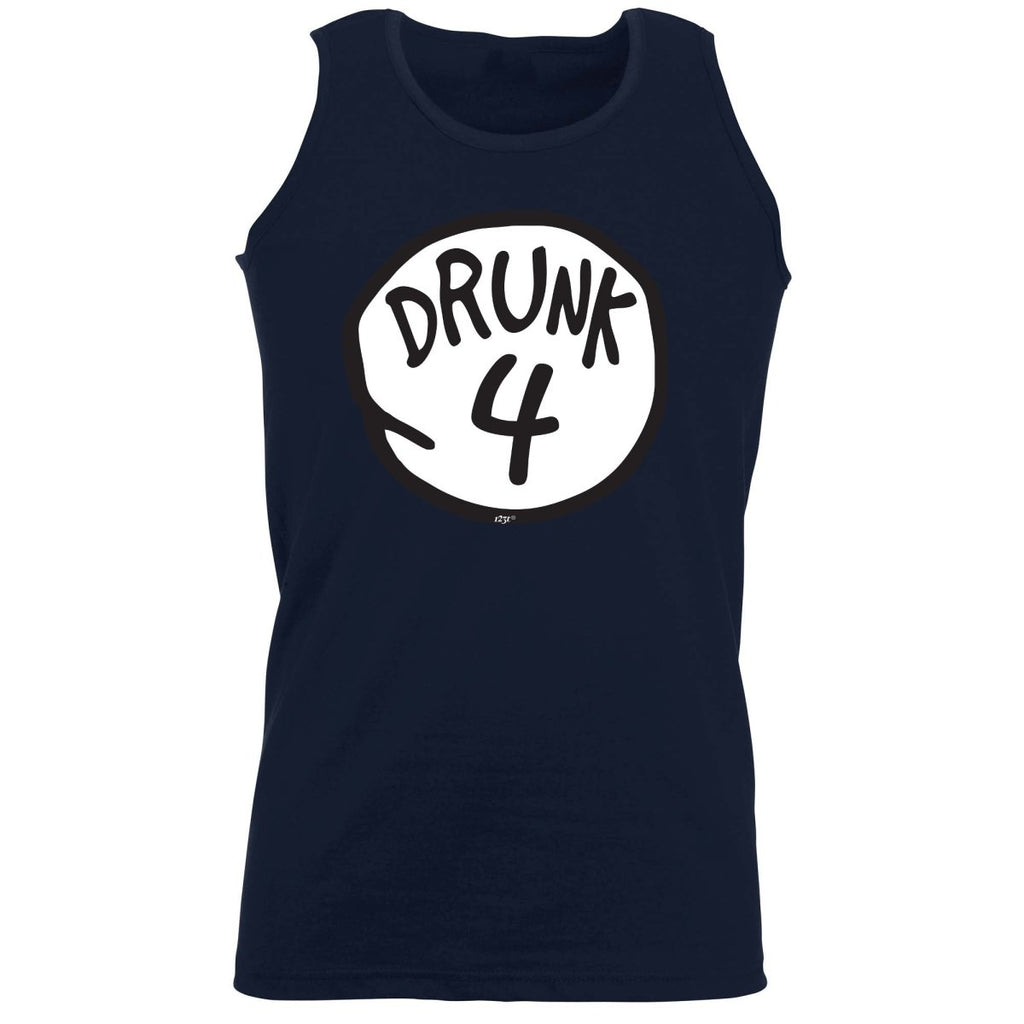 Alcohol Drunk 4 - Funny Novelty Vest Singlet Unisex Tank Top - 123t Australia | Funny T-Shirts Mugs Novelty Gifts