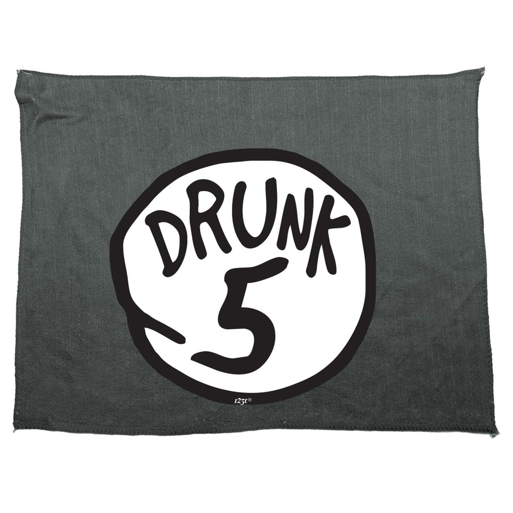 Alcohol Drunk 5 - Funny Novelty Soft Sport Microfiber Towel - 123t Australia | Funny T-Shirts Mugs Novelty Gifts