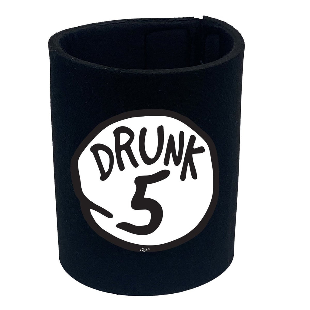 Alcohol Drunk 5 - Funny Novelty Stubby Holder - 123t Australia | Funny T-Shirts Mugs Novelty Gifts