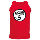 Alcohol Drunk 5 - Funny Novelty Vest Singlet Unisex Tank Top - 123t Australia | Funny T-Shirts Mugs Novelty Gifts