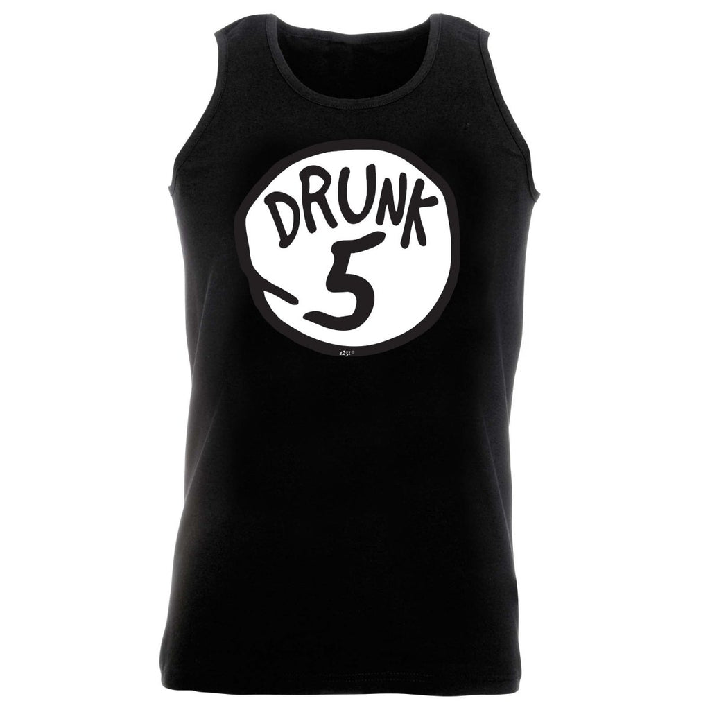 Alcohol Drunk 5 - Funny Novelty Vest Singlet Unisex Tank Top - 123t Australia | Funny T-Shirts Mugs Novelty Gifts