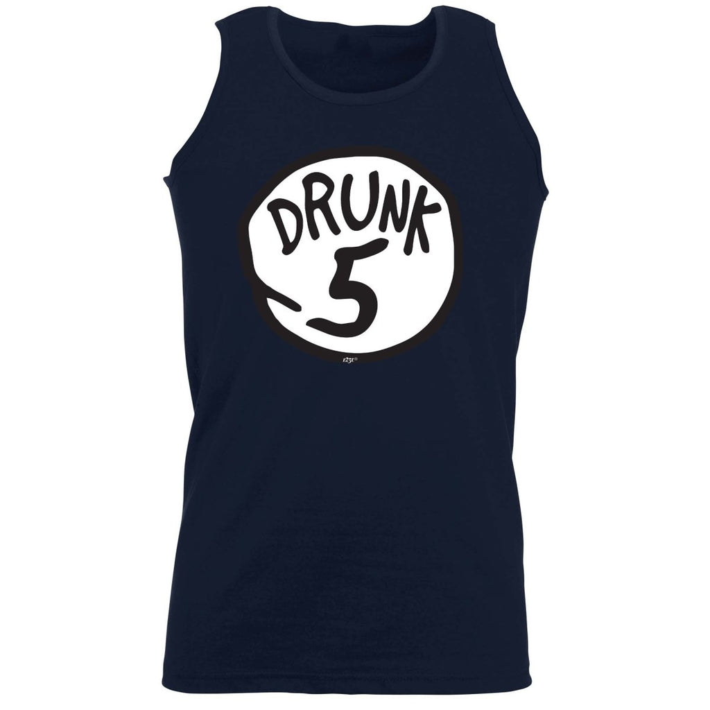 Alcohol Drunk 5 - Funny Novelty Vest Singlet Unisex Tank Top - 123t Australia | Funny T-Shirts Mugs Novelty Gifts