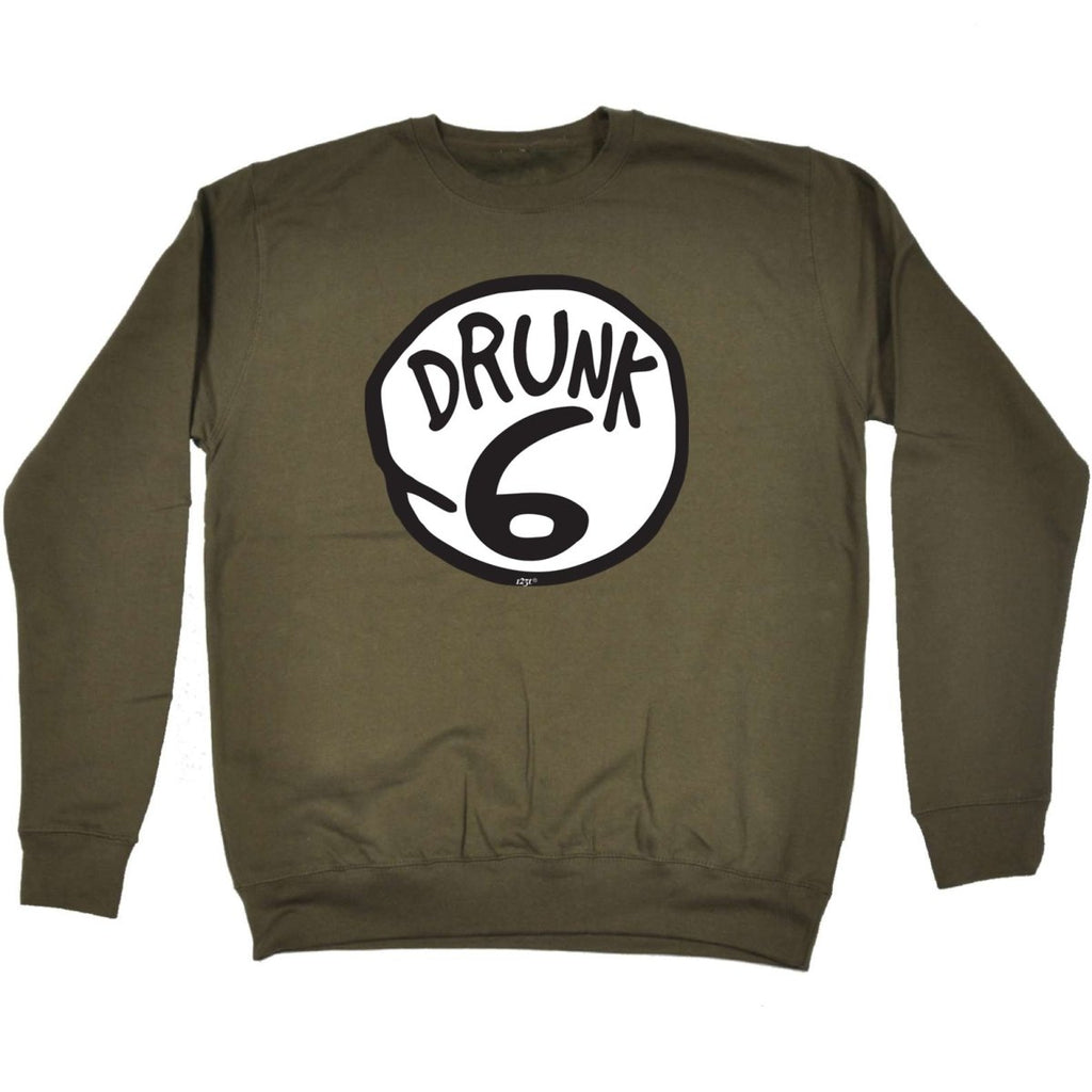 Alcohol Drunk 6 - Funny Novelty Sweatshirt - 123t Australia | Funny T-Shirts Mugs Novelty Gifts