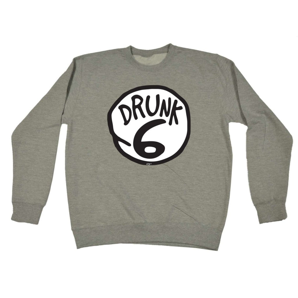 Alcohol Drunk 6 - Funny Novelty Sweatshirt - 123t Australia | Funny T-Shirts Mugs Novelty Gifts