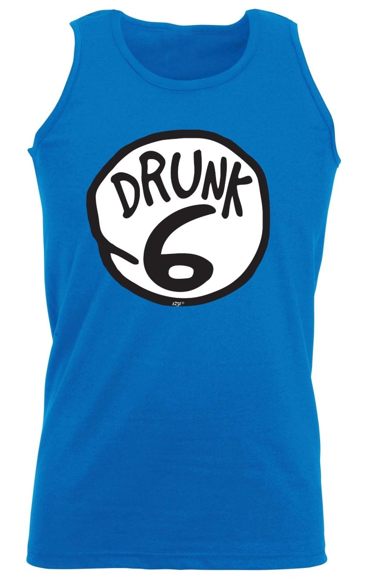 Alcohol Drunk 6 - Funny Novelty Vest Singlet Unisex Tank Top - 123t Australia | Funny T-Shirts Mugs Novelty Gifts