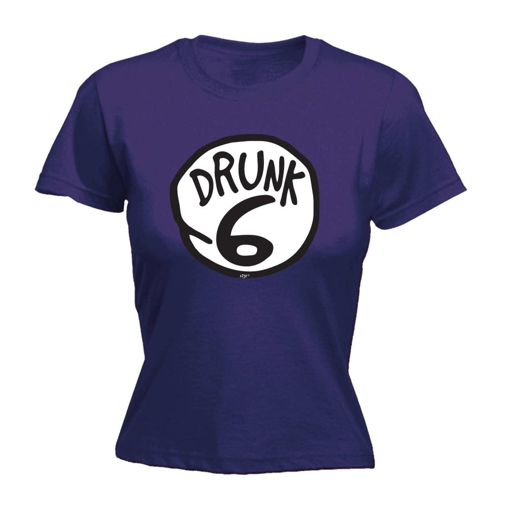 Alcohol Drunk 6 - Funny Novelty Womens T-Shirt T Shirt Tshirt - 123t Australia | Funny T-Shirts Mugs Novelty Gifts