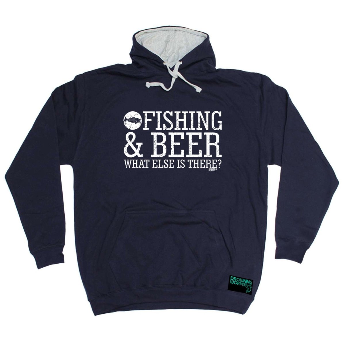 Alcohol Dw Fishing And Beer What Else Is There - Funny Novelty Hoodies Hoodie - 123t Australia | Funny T-Shirts Mugs Novelty Gifts