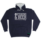Alcohol Dw Fishing And Beer What Else Is There - Funny Novelty Hoodies Hoodie - 123t Australia | Funny T-Shirts Mugs Novelty Gifts