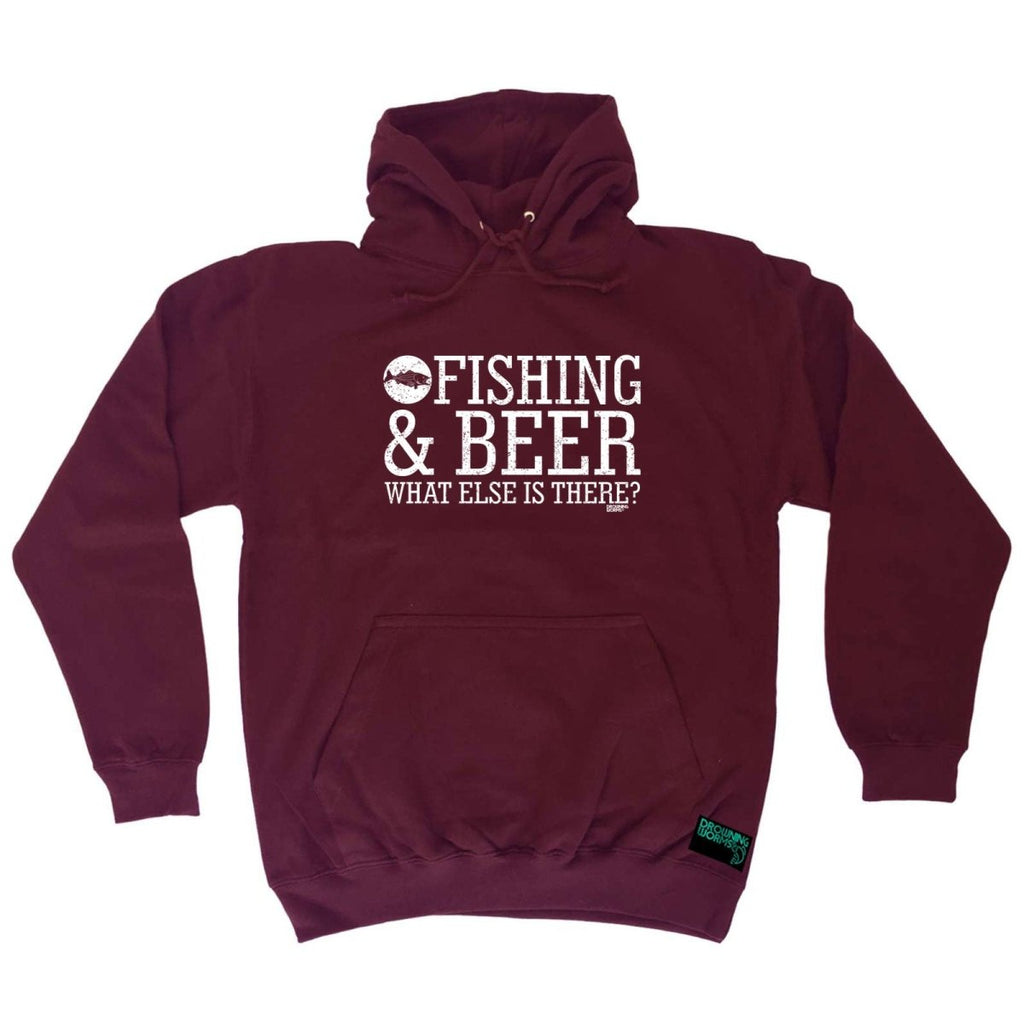 Alcohol Dw Fishing And Beer What Else Is There - Funny Novelty Hoodies Hoodie - 123t Australia | Funny T-Shirts Mugs Novelty Gifts
