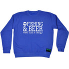 Alcohol Dw Fishing And Beer What Else Is There - Funny Novelty Sweatshirt - 123t Australia | Funny T-Shirts Mugs Novelty Gifts