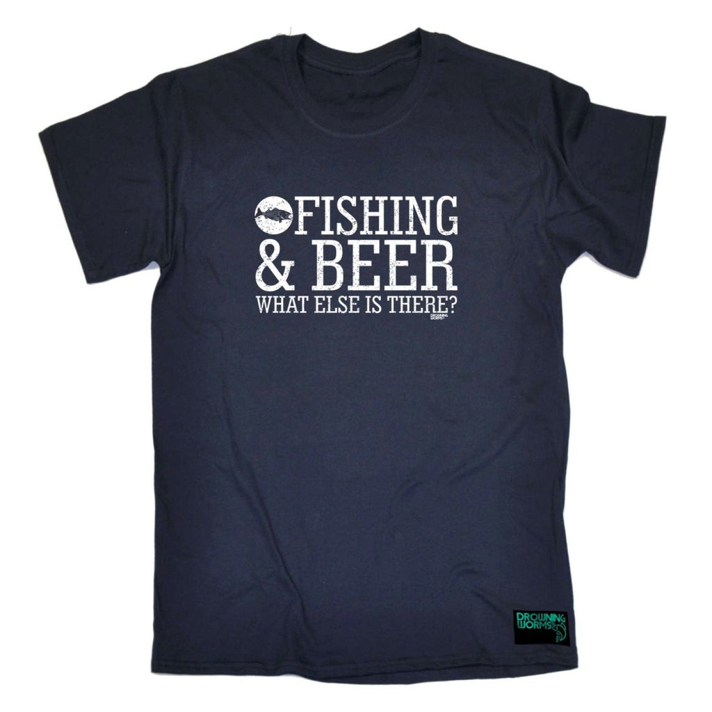 Alcohol Dw Fishing And Beer What Else Is There - Mens Funny Novelty T-Shirt TShirt / T Shirt - 123t Australia | Funny T-Shirts Mugs Novelty Gifts