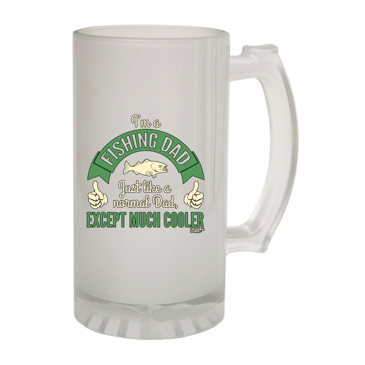 Alcohol Dw Im A Fishing Dad - Funny Novelty Beer Stein - 123t Australia | Funny T-Shirts Mugs Novelty Gifts