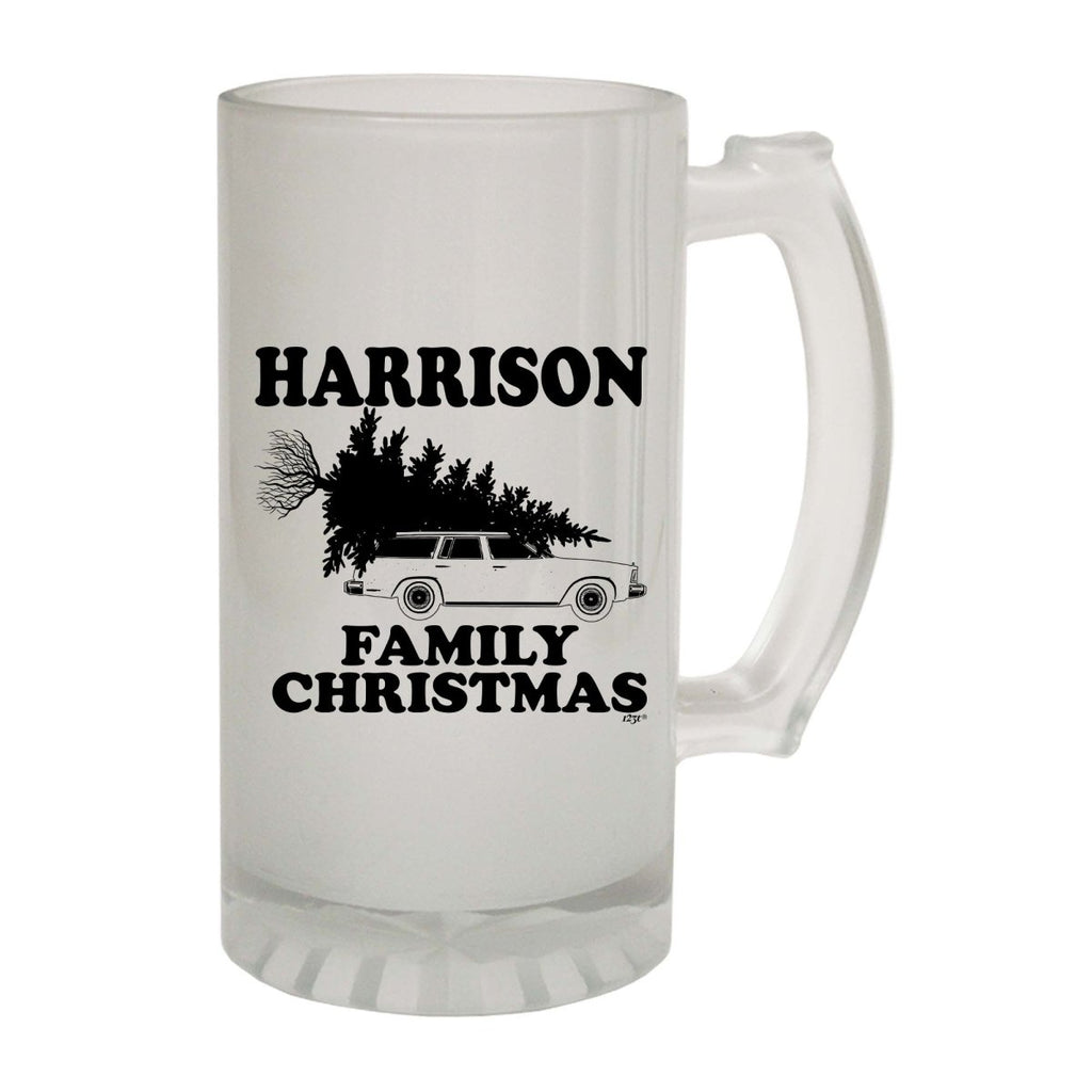Alcohol Family Christmas Harrison - Funny Novelty Beer Stein - 123t Australia | Funny T-Shirts Mugs Novelty Gifts