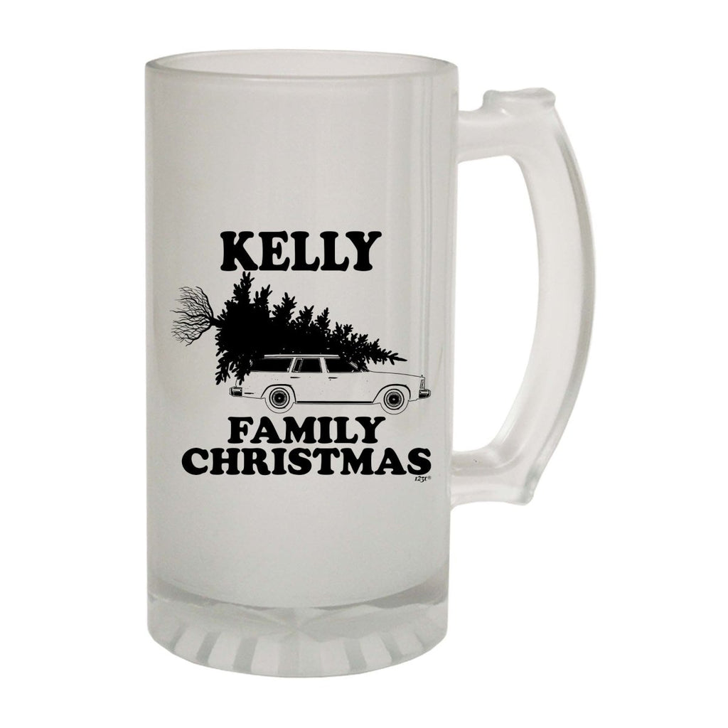 Alcohol Family Christmas Kelly - Funny Novelty Beer Stein - 123t Australia | Funny T-Shirts Mugs Novelty Gifts