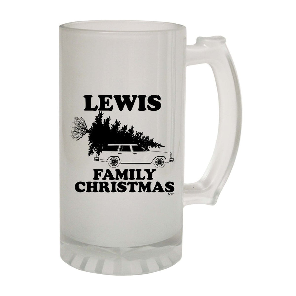 Alcohol Family Christmas Lewis - Funny Novelty Beer Stein - 123t Australia | Funny T-Shirts Mugs Novelty Gifts