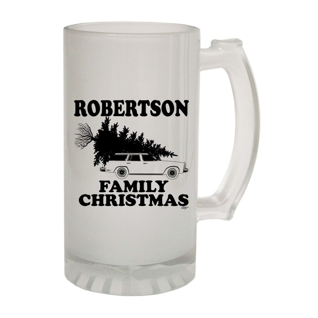 Alcohol Family Christmas Robertson - Funny Novelty Beer Stein - 123t Australia | Funny T-Shirts Mugs Novelty Gifts