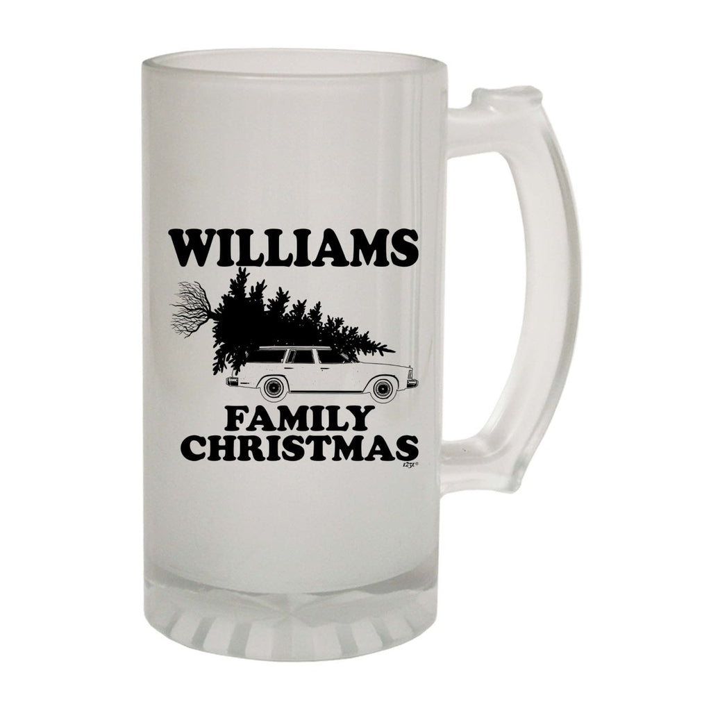 Alcohol Family Christmas Williams - Funny Novelty Beer Stein - 123t Australia | Funny T-Shirts Mugs Novelty Gifts