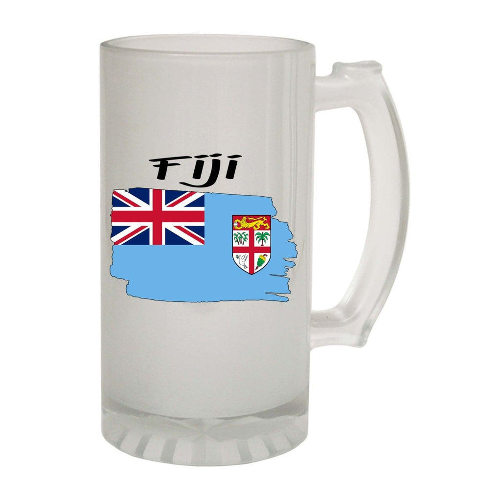 Alcohol Fiji Country Flag Nationality - Beer Stein - 123t Australia | Funny T-Shirts Mugs Novelty Gifts