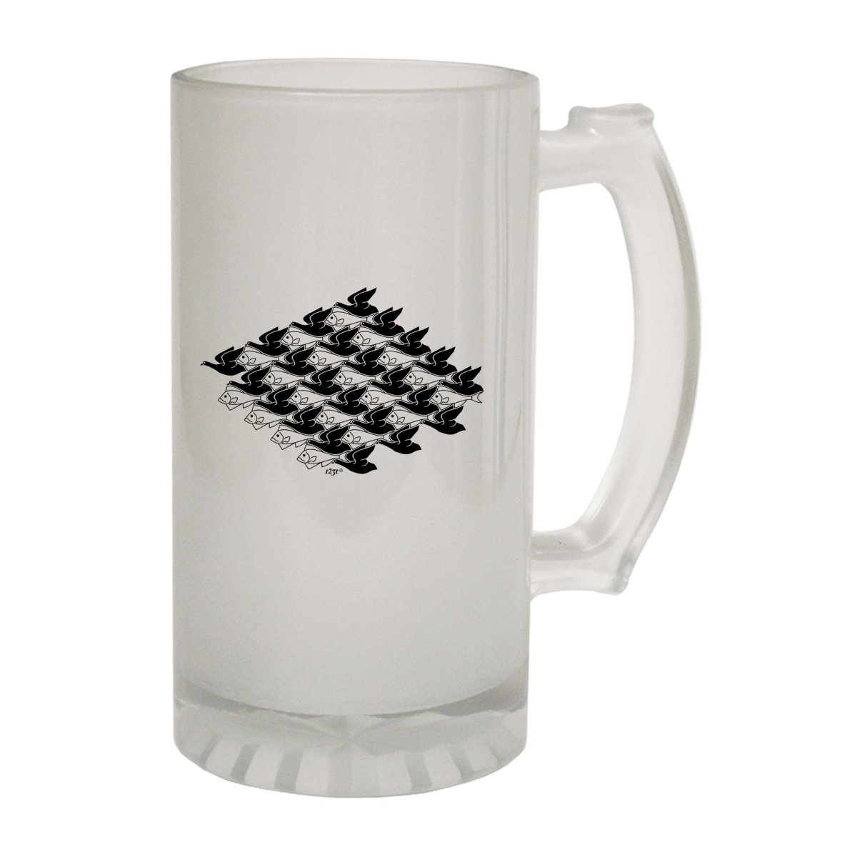 Alcohol Fish Swan Illusion - Funny Novelty Beer Stein - 123t Australia | Funny T-Shirts Mugs Novelty Gifts