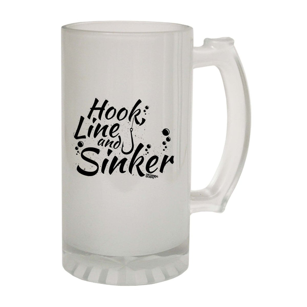 Alcohol Fishing Dw Hook Line And Sinker - Funny Novelty Beer Stein - 123t Australia | Funny T-Shirts Mugs Novelty Gifts