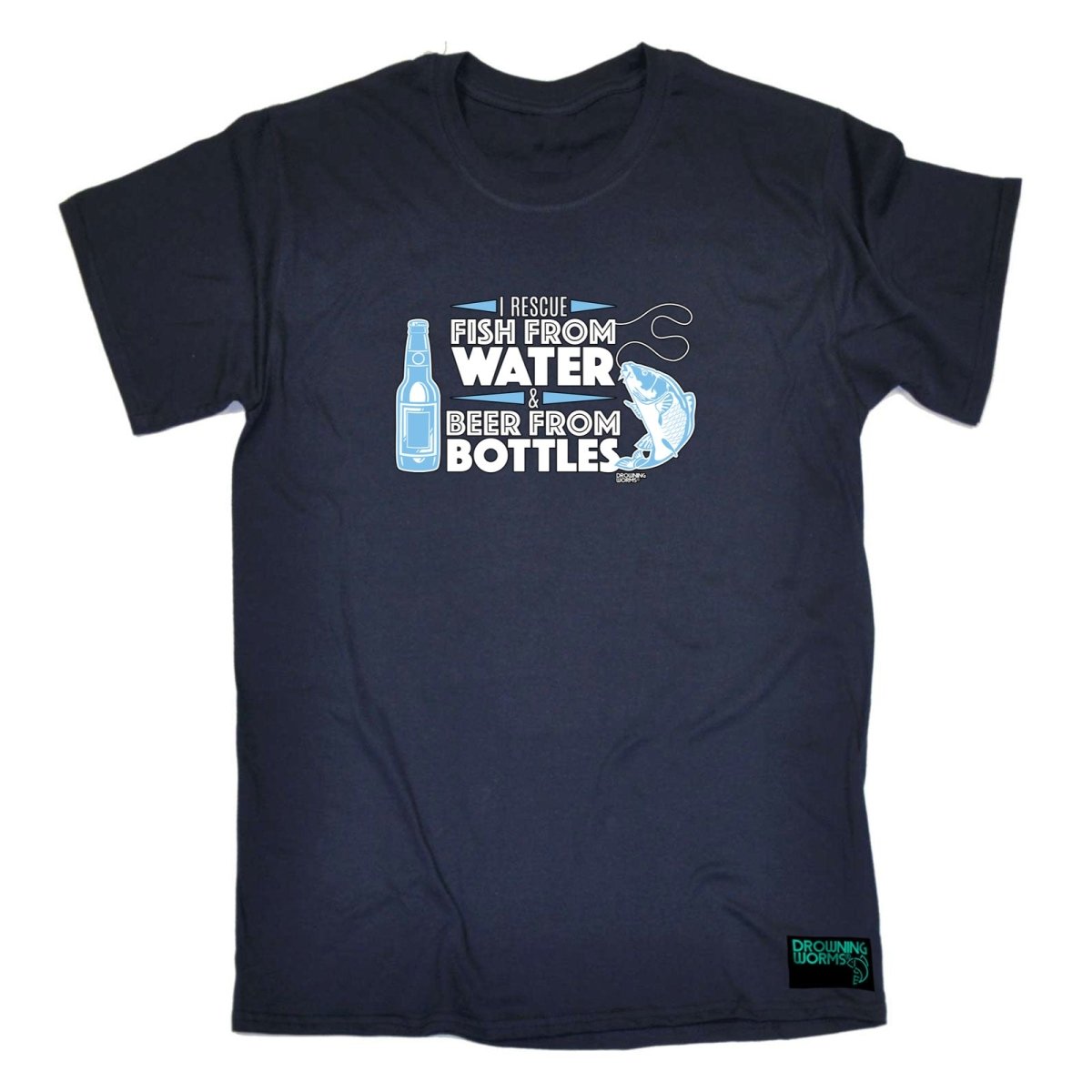 Alcohol Fishing Dw I Rescue Fish From Water And Beer - Mens Funny Novelty T-Shirt TShirt / T Shirt - 123t Australia | Funny T-Shirts Mugs Novelty Gifts