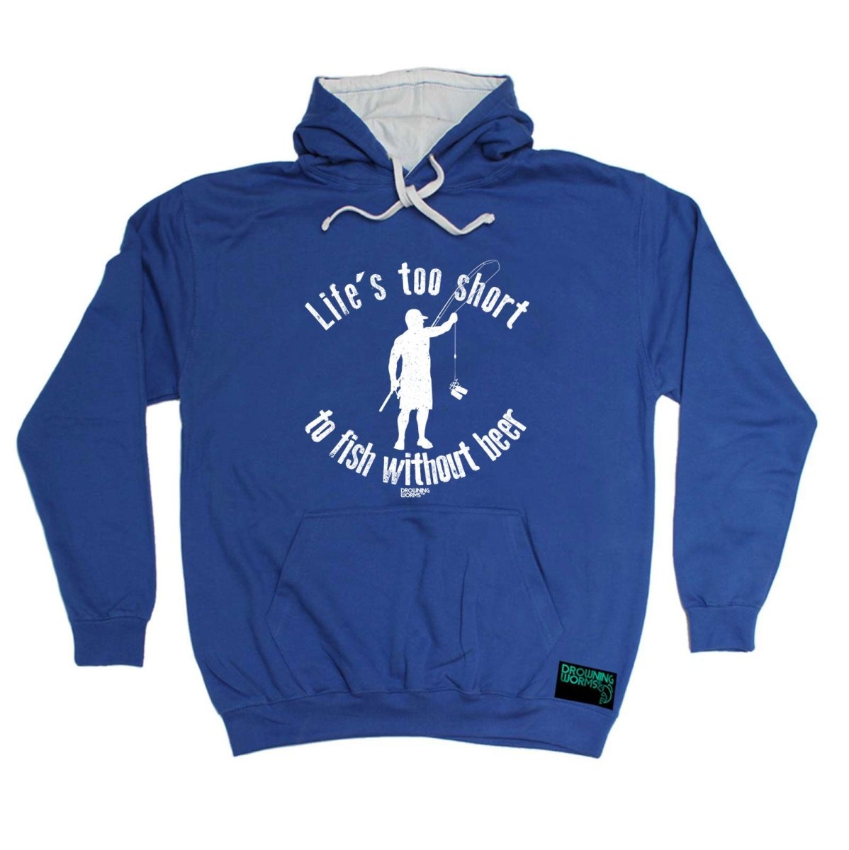 Alcohol Fishing Dw Lifes Too Short To Fish Without Beer - Funny Novelty Hoodies Hoodie - 123t Australia | Funny T-Shirts Mugs Novelty Gifts