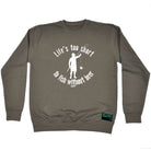 Alcohol Fishing Dw Lifes Too Short To Fish Without Beer - Funny Novelty Sweatshirt - 123t Australia | Funny T-Shirts Mugs Novelty Gifts