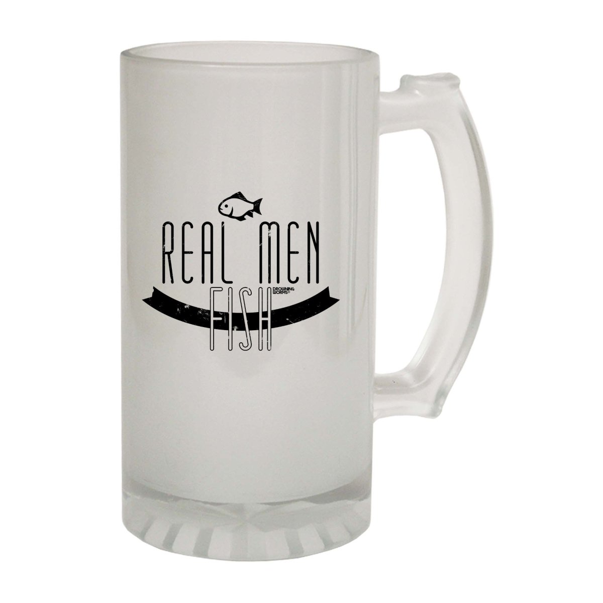 Alcohol Fishing Dw Real Men Fish - Funny Novelty Beer Stein - 123t Australia | Funny T-Shirts Mugs Novelty Gifts