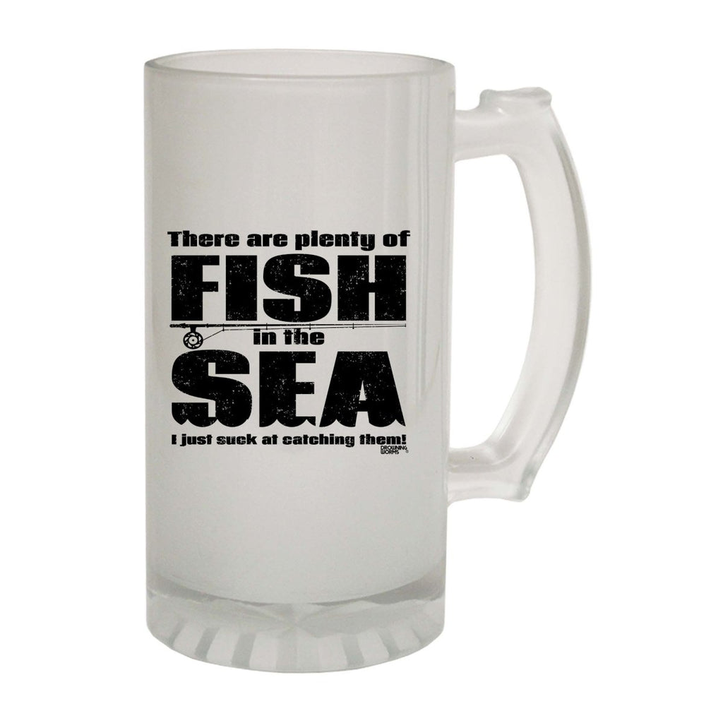 Alcohol Fishing Dw There Are Plenty Of Fish In The Sea - Funny Novelty Beer Stein - 123t Australia | Funny T-Shirts Mugs Novelty Gifts