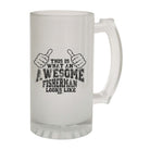 Alcohol Fishing Dw This Is Awesome Fisherman - Funny Novelty Beer Stein - 123t Australia | Funny T-Shirts Mugs Novelty Gifts