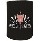 Alcohol Food Stubby Holder - Lord Of The Grill Bbq Cooking Chef - Funny Novelty Birthday Gift Joke Beer - 123t Australia | Funny T-Shirts Mugs Novelty Gifts