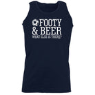 Alcohol Football And Beer What Else Is There - Funny Novelty Vest Singlet Unisex Tank Top - 123t Australia | Funny T-Shirts Mugs Novelty Gifts