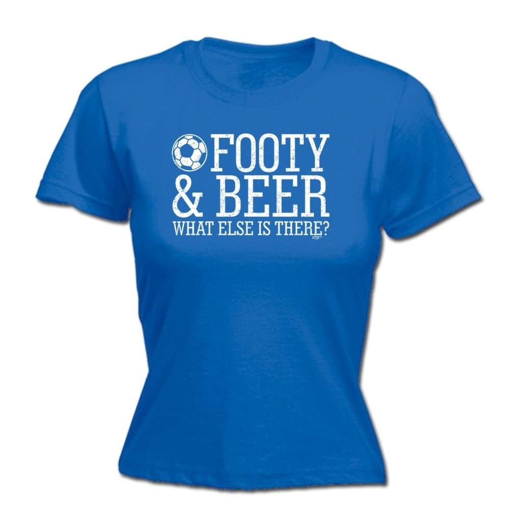 Alcohol Football And Beer What Else Is There - Funny Novelty Womens T-Shirt T Shirt Tshirt - 123t Australia | Funny T-Shirts Mugs Novelty Gifts