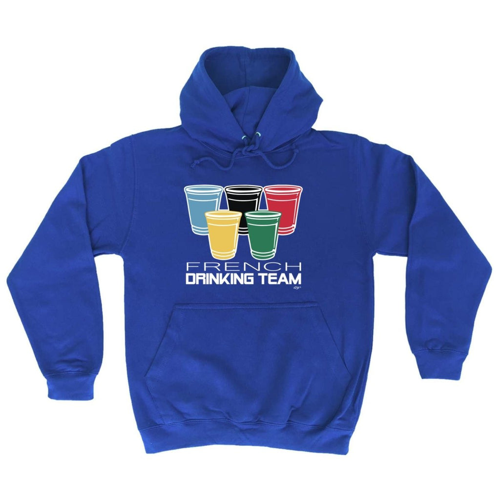 Alcohol French Drinking Team Glasses - Funny Novelty Hoodies Hoodie - 123t Australia | Funny T-Shirts Mugs Novelty Gifts