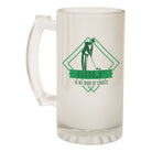 Alcohol Frosted Glass Beer Stein - Drug Of Choice Golf - Funny Novelty Birthday - 123t Australia | Funny T-Shirts Mugs Novelty Gifts