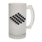 Alcohol Frosted Glass Beer Stein - Fish Swan Lake - Funny Novelty Birthday - 123t Australia | Funny T-Shirts Mugs Novelty Gifts