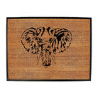 Animal Elephant Head - Funny Novelty Doormat Man Cave Floor mat - 123t Australia | Funny T-Shirts Mugs Novelty Gifts