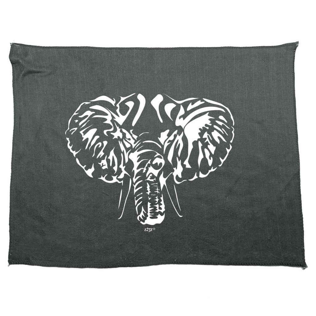 Animal Elephant Head - Funny Novelty Soft Sport Microfiber Towel - 123t Australia | Funny T-Shirts Mugs Novelty Gifts