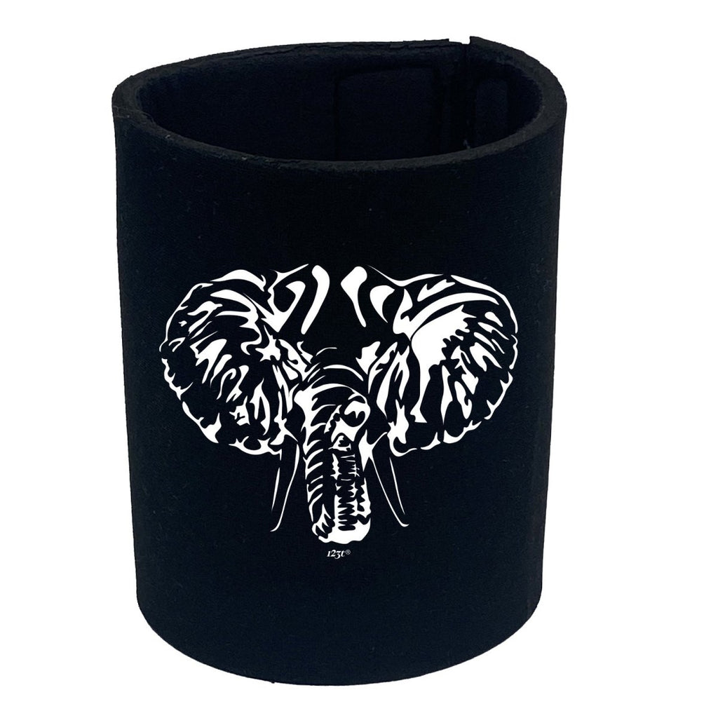 Animal Elephant Head - Funny Novelty Stubby Holder - 123t Australia | Funny T-Shirts Mugs Novelty Gifts