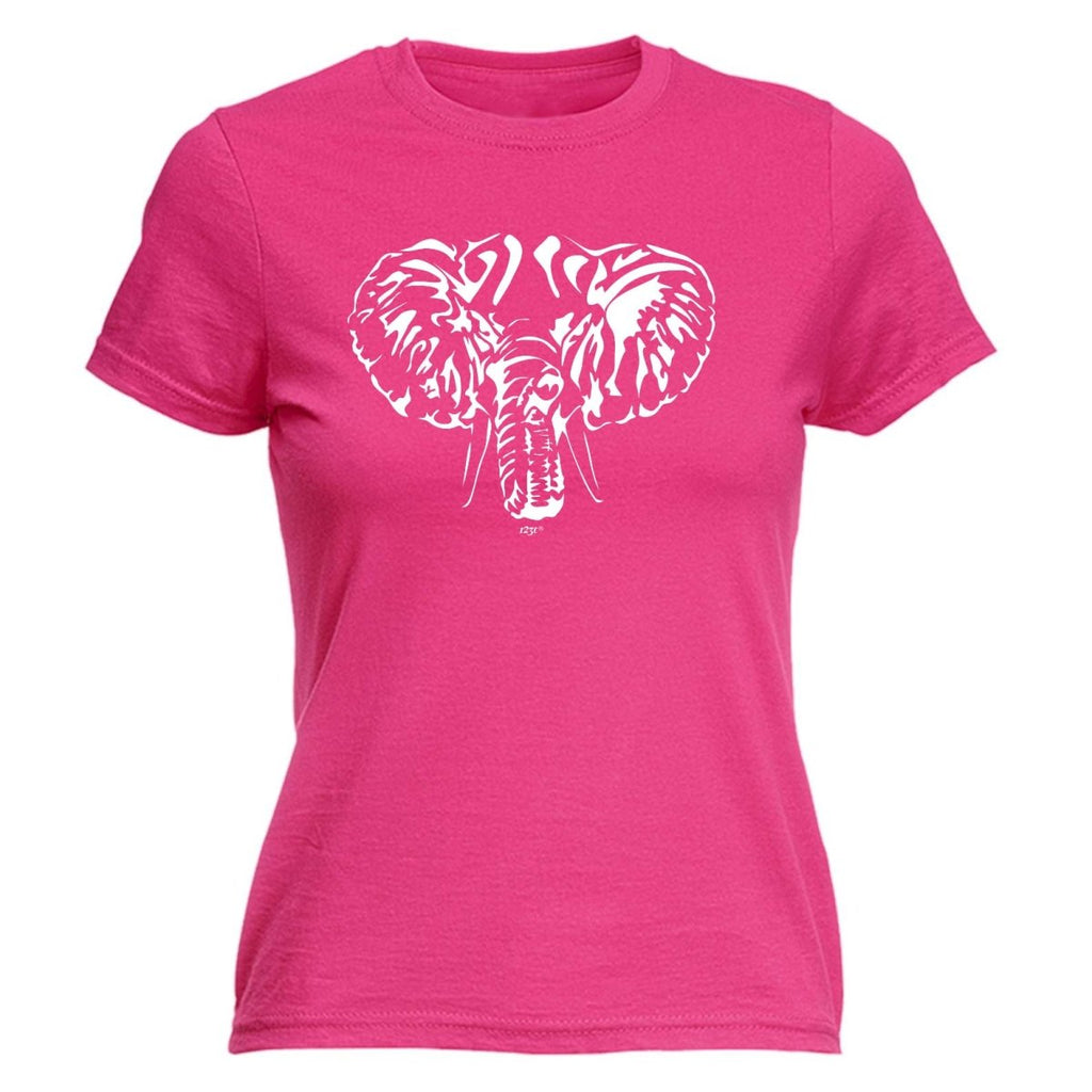 Animal Elephant Head - Funny Novelty Womens T-Shirt T Shirt Tshirt - 123t Australia | Funny T-Shirts Mugs Novelty Gifts