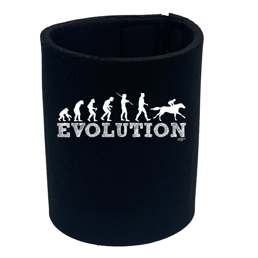 Animal Evolution Horse Riding - Funny Novelty Stubby Holder - 123t Australia | Funny T-Shirts Mugs Novelty Gifts