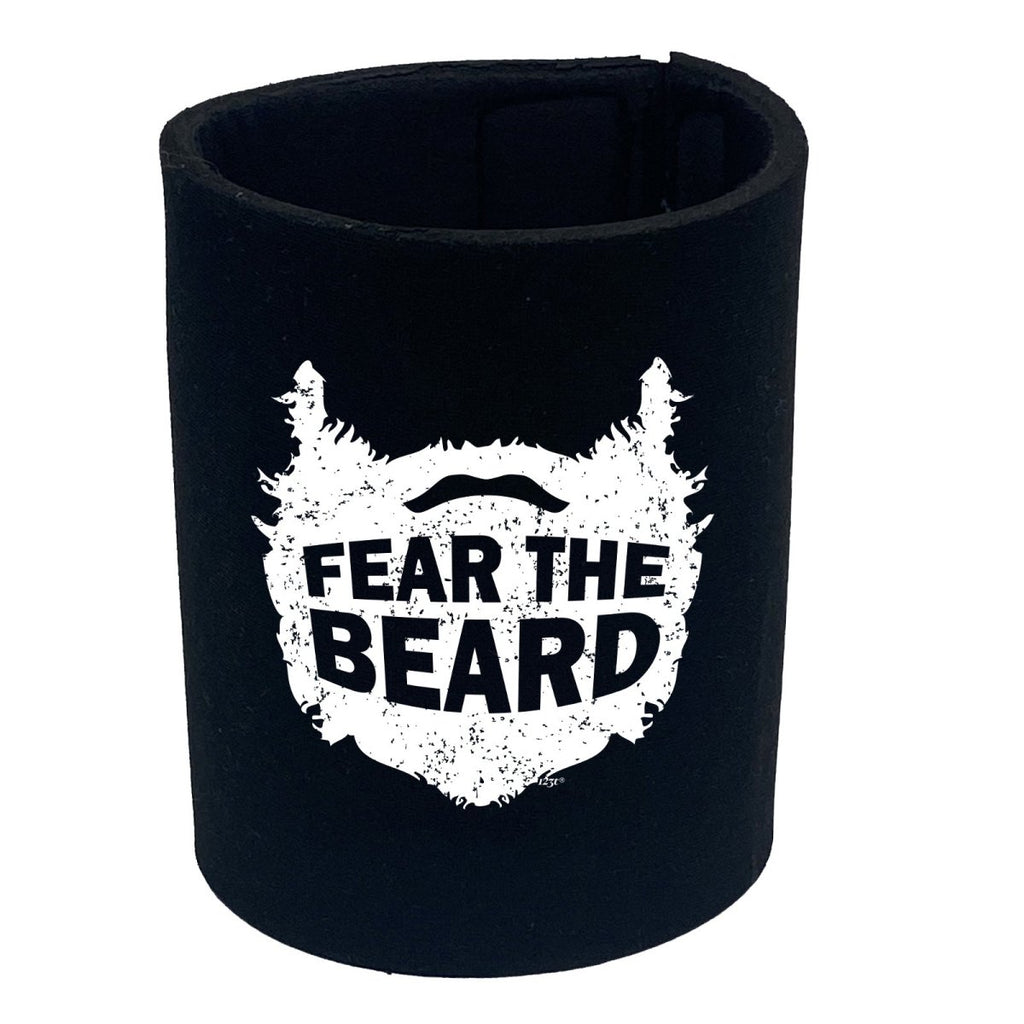 Animal Fear The Beard - Funny Novelty Stubby Holder - 123t Australia | Funny T-Shirts Mugs Novelty Gifts