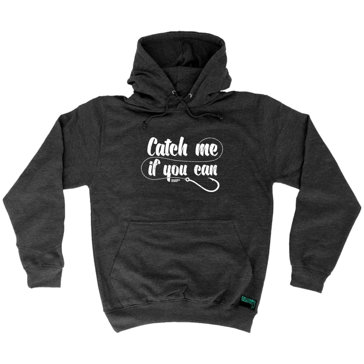 Animal Fishing Dw Catch Me If You Can - Funny Novelty Hoodies Hoodie - 123t Australia | Funny T-Shirts Mugs Novelty Gifts