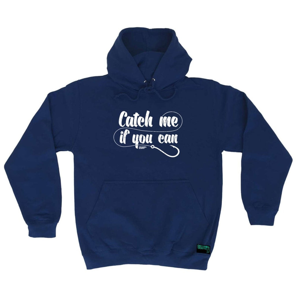 Animal Fishing Dw Catch Me If You Can - Funny Novelty Hoodies Hoodie - 123t Australia | Funny T-Shirts Mugs Novelty Gifts